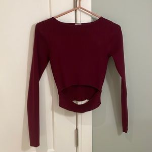 Wilfred Cut Out Knit Long-sleeve